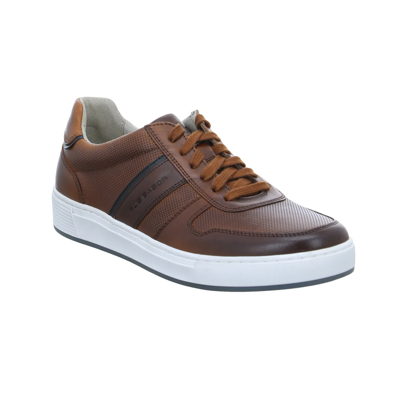PIUS GABOR Halbschuhe Sneaker Cognac Leder