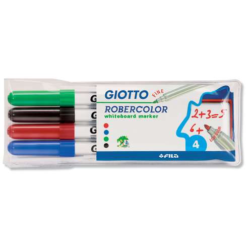GIOTTO Robercolor Whiteboard Marker Set, Fein