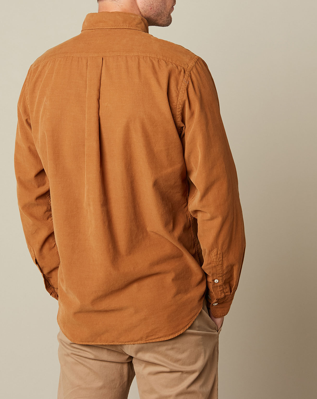 Hartford Chemise en Velours côtelé Regular Pal Pat camel