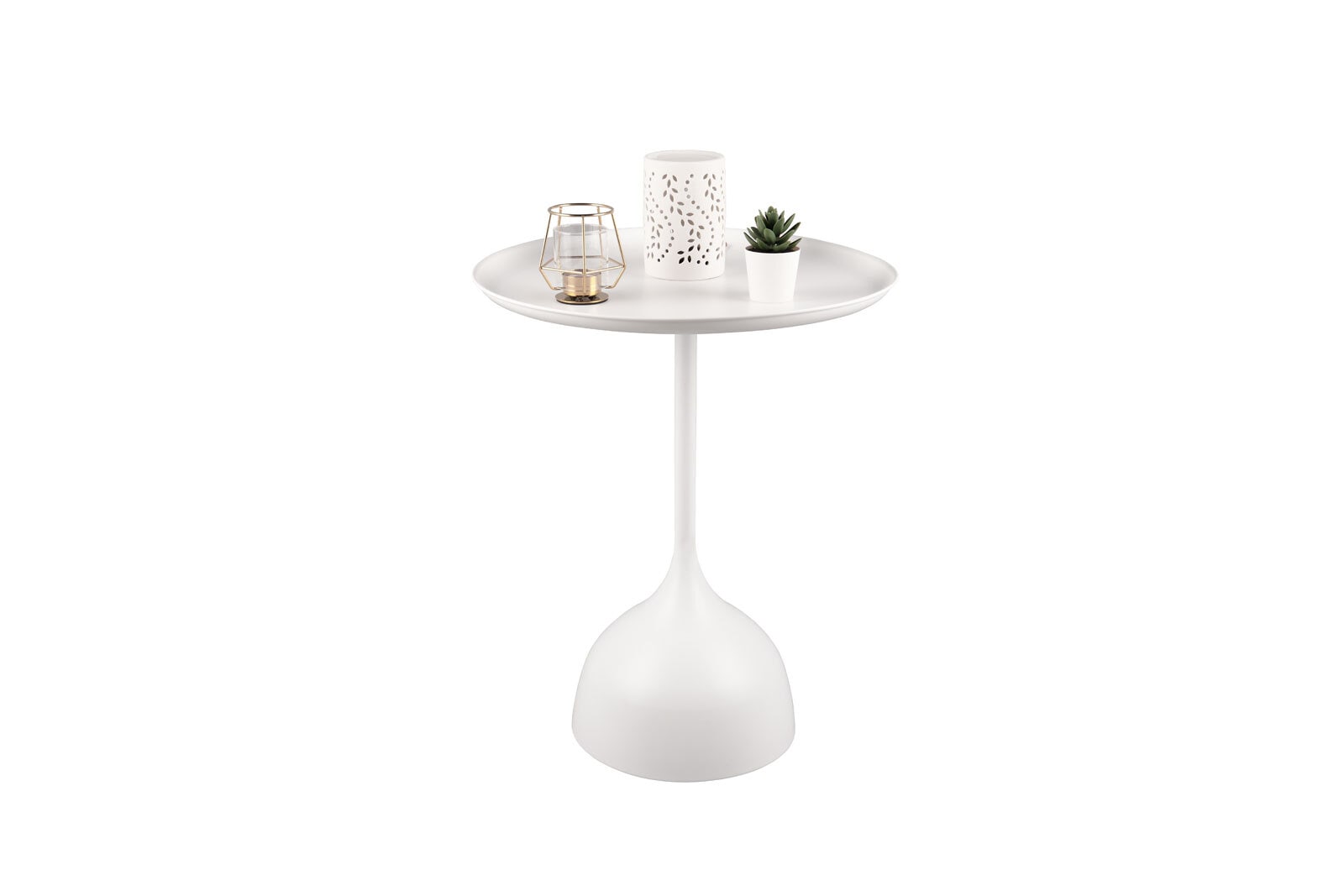 Beistelltisch RAMONA 48 x 60 cm weiss
