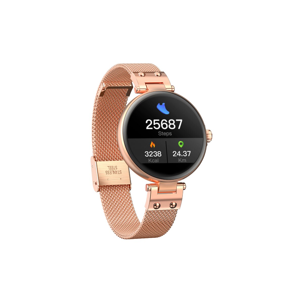 Smartwatch Petite SB-305 Fitnesstracker rose gold