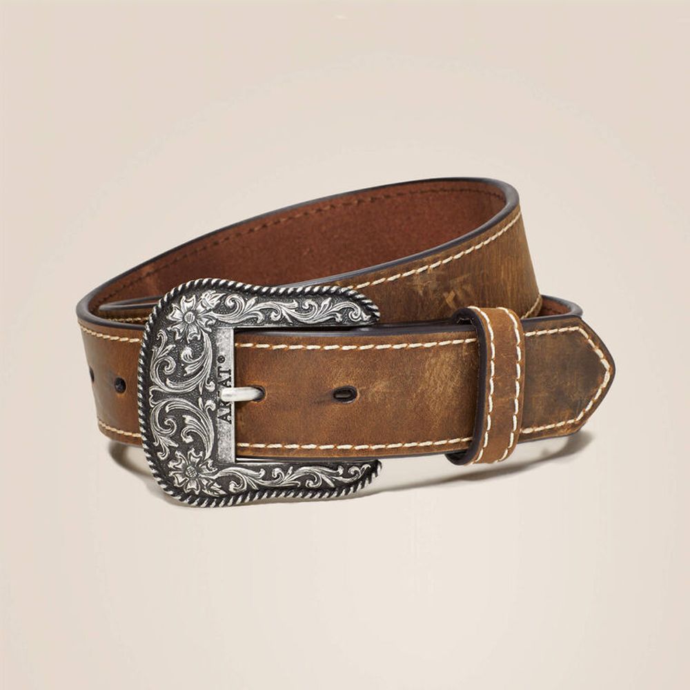 Ariat belt Accent bruin