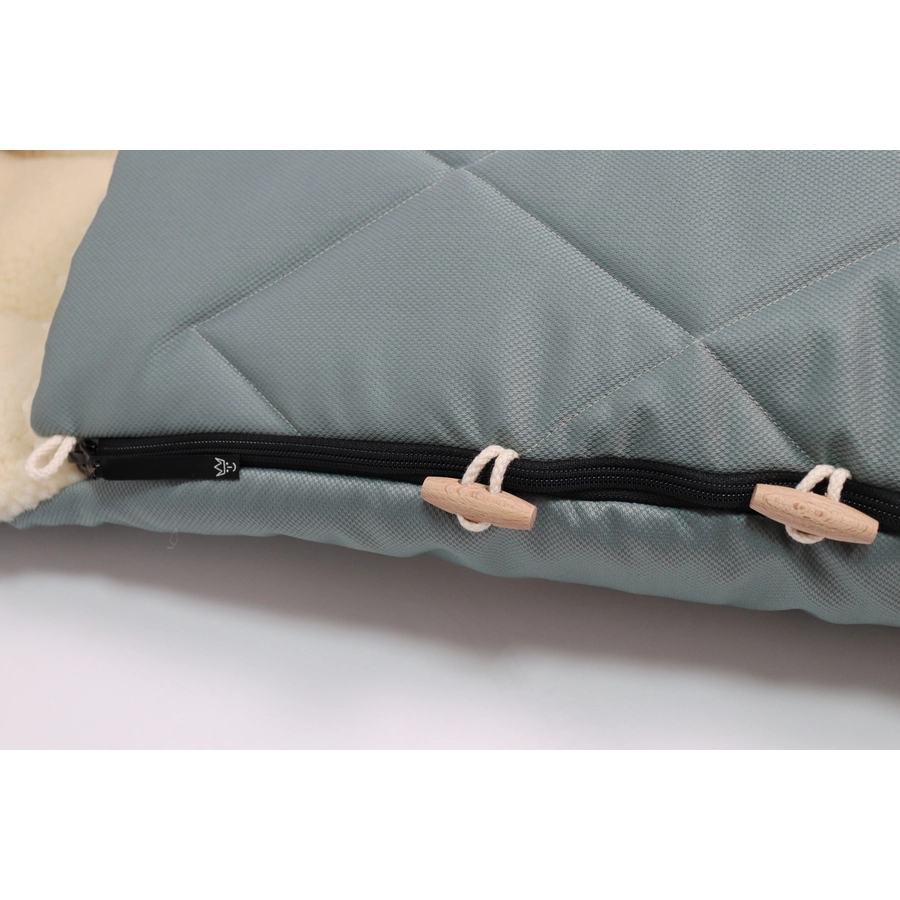 Kaiser Winterfußsack XL EARS WOOL slit green