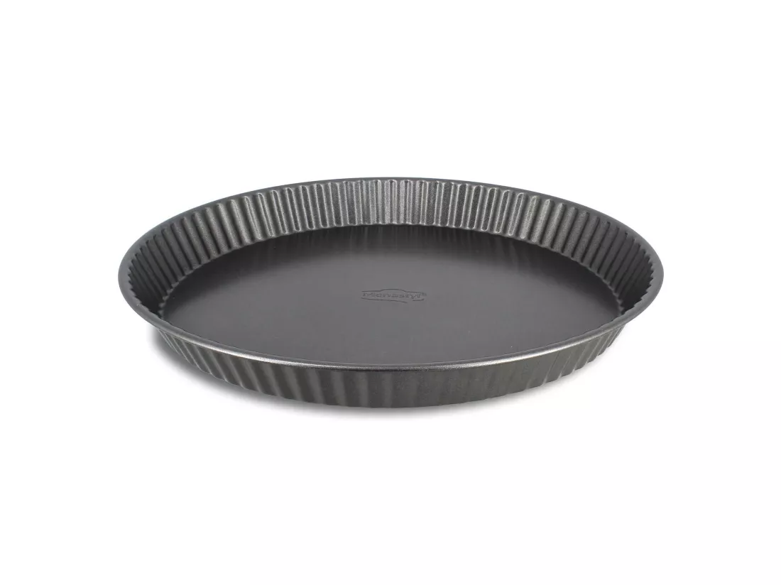 Menastyl - Moule A Tarte 30 Cm Amandine En Acier Carbone Anti-adhesif