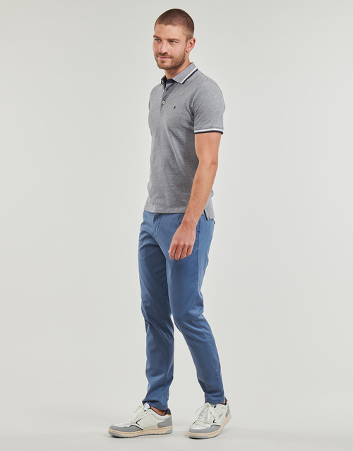 Jack & Jones - JJEPAULOS POLO SS - Bleu