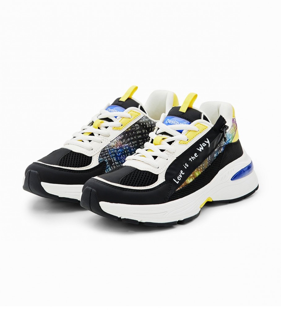 Tênis Desigual Moon com Zíper Preto