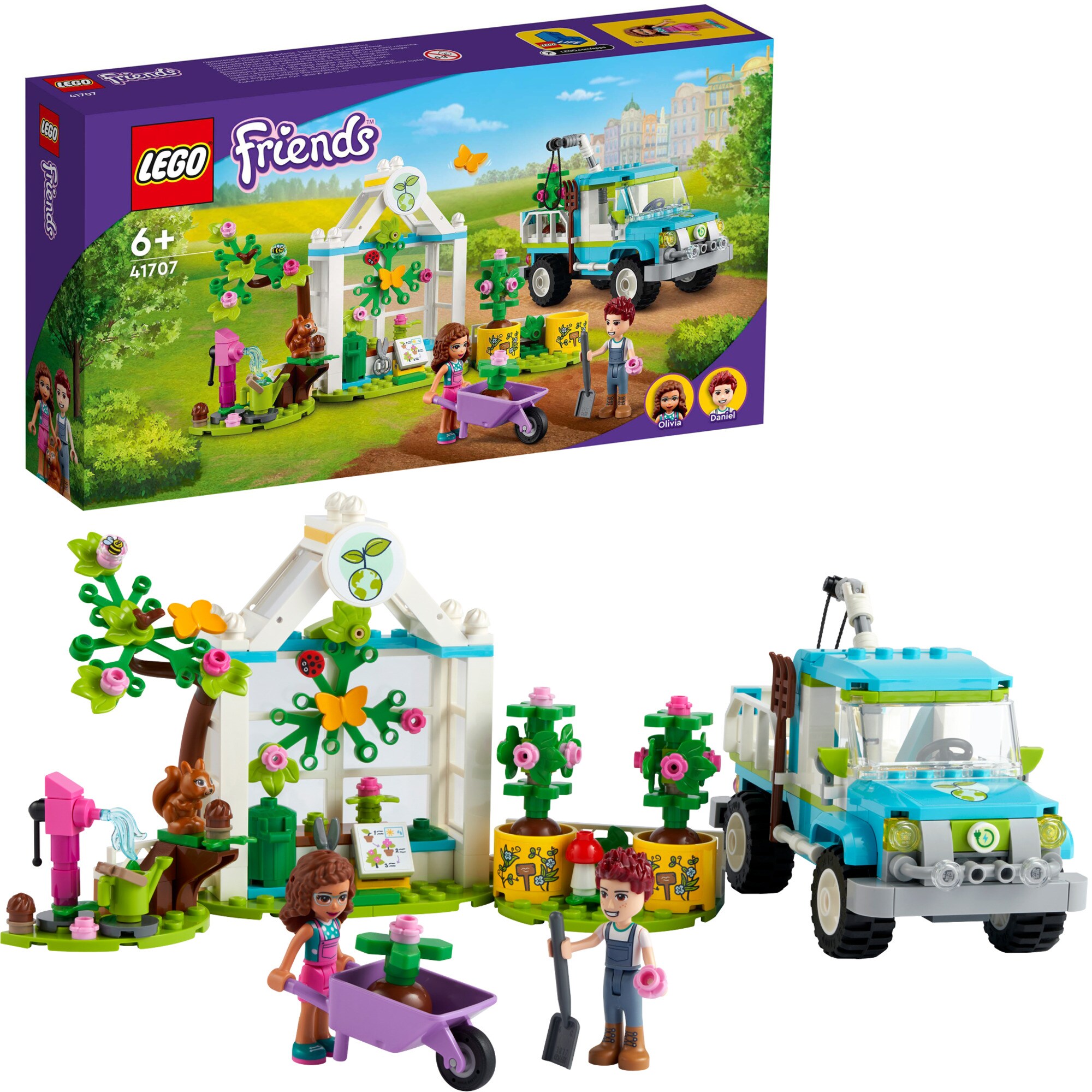 LEGO Konstruktionsspielzeug Friends Baumpflanzungsfahrzeug
