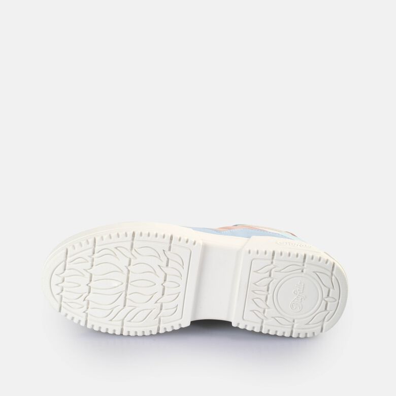 RSE V2 Baskets basses véganes, bleu cielrose clair