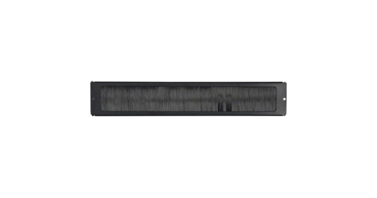 DSIKabelinvoer met borstel - DS-BRUSH kabelkanaal  (Zwart, 360 x 55 mm)