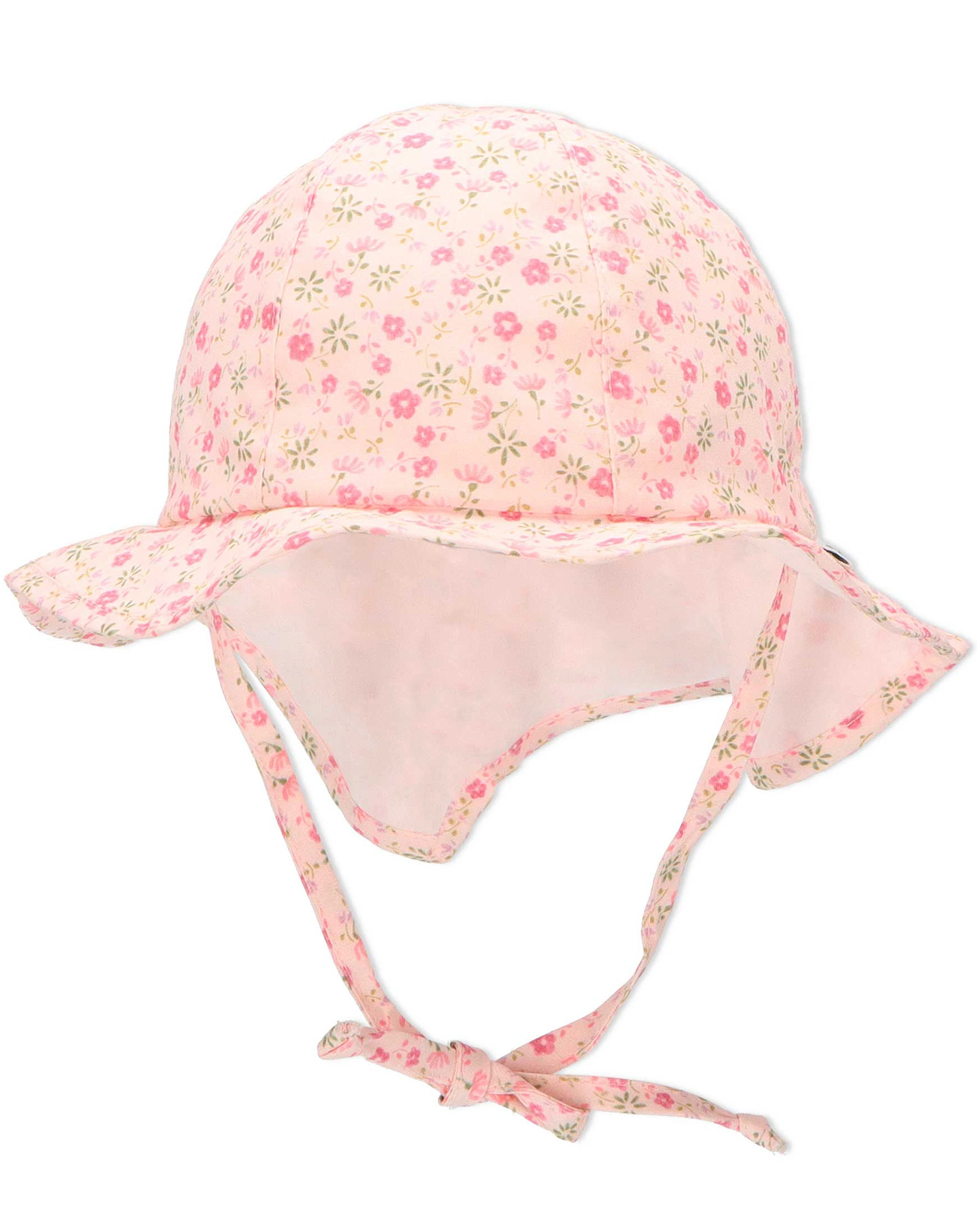 Sommerhut FLORA mit Nackenschutz in rosa
