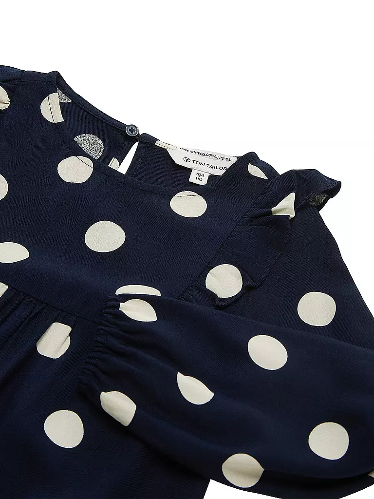 TOM TAILOR Mädchen Kleid  dunkelblau