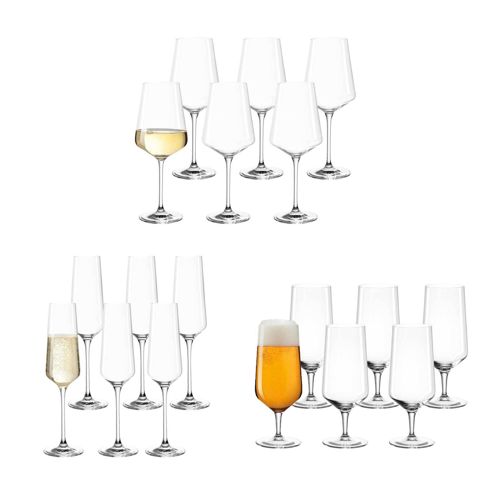 Leonardo Wein Bier Sekt Gläserset Puccini 18er Set
