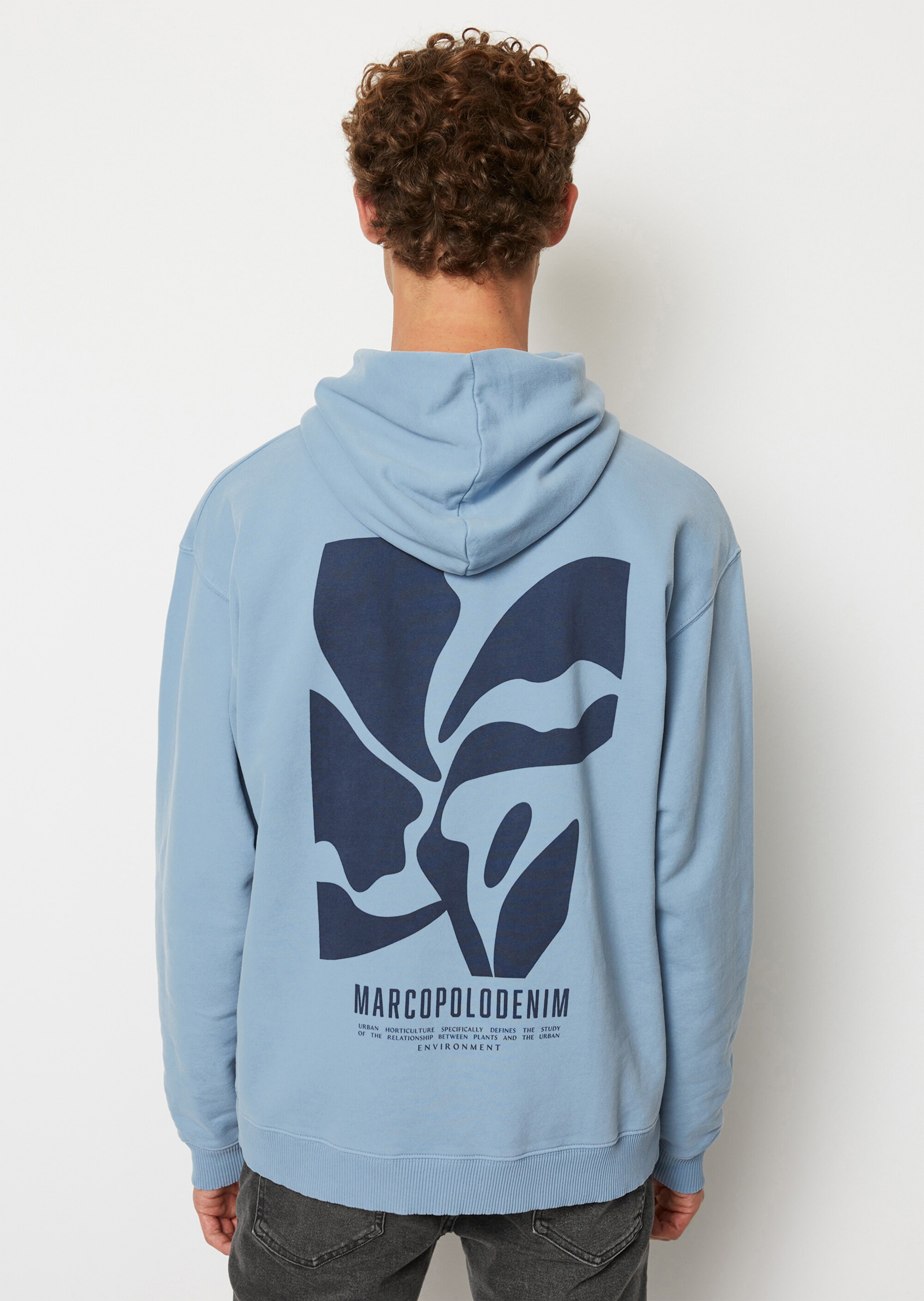 Hoodie relaxed mit großflächigem Rückenprint