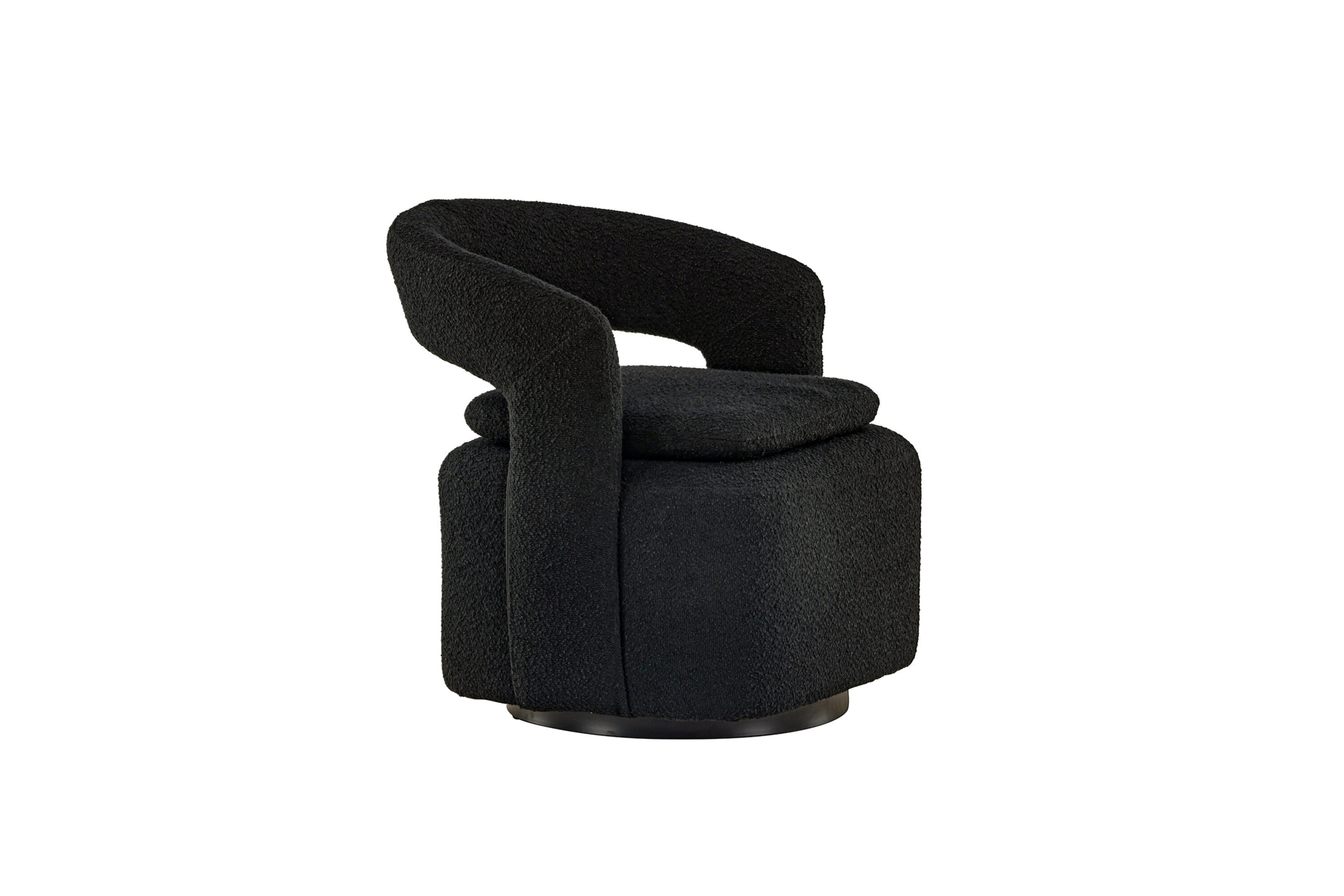 Akando Fauteuil - Zwart bouclé