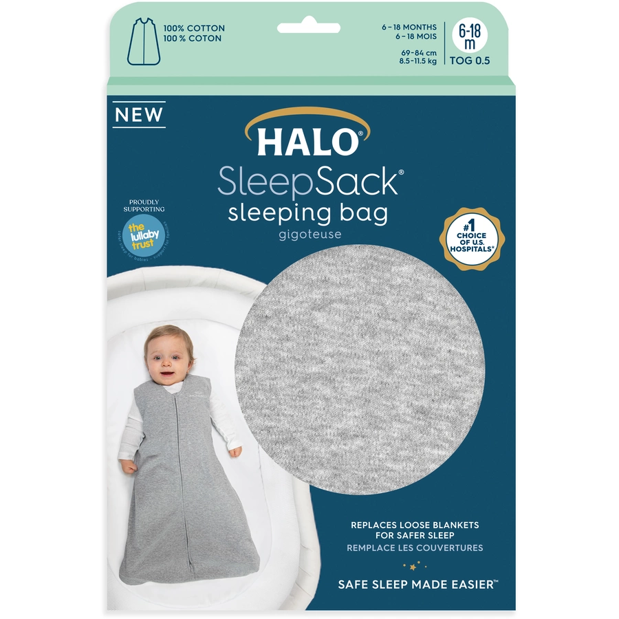 HALO® SleepSack® Schlafsack Heather grey