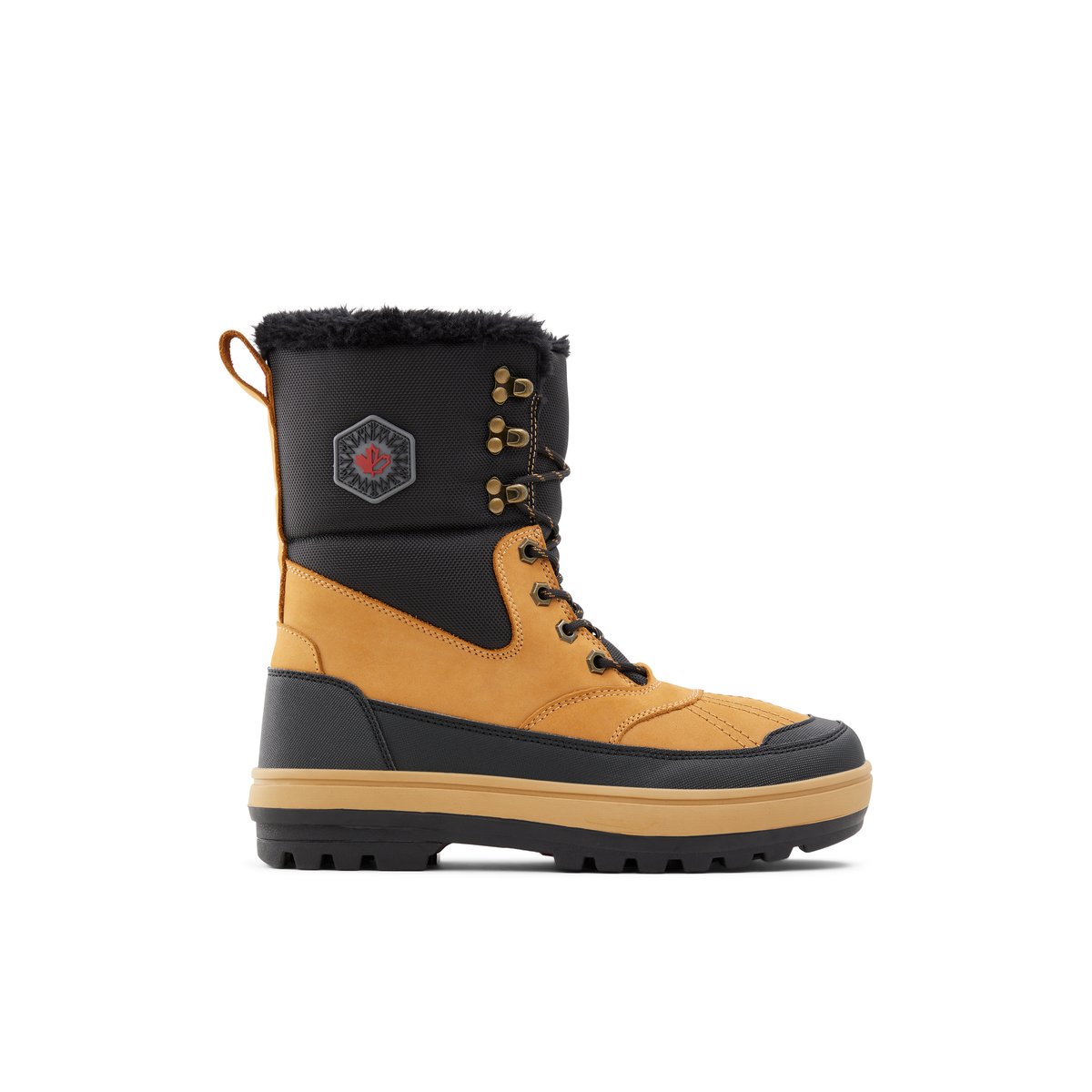BANFF TRAIL-Ranald-Bottes d'hiver - Semelle tracteur - Jaune