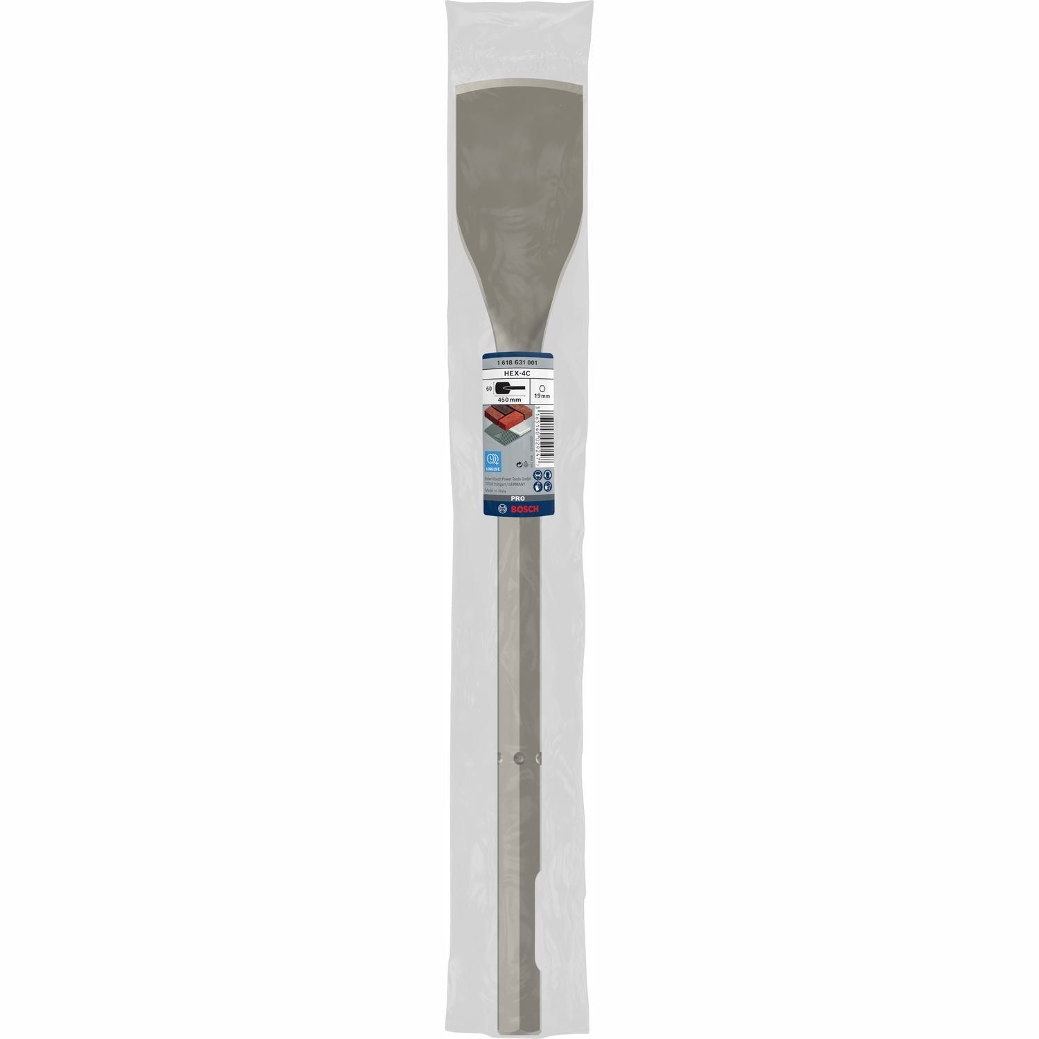 Bosch Professional Spadebeitel 19mm zeskant 450 x 60 mm - 1618631001