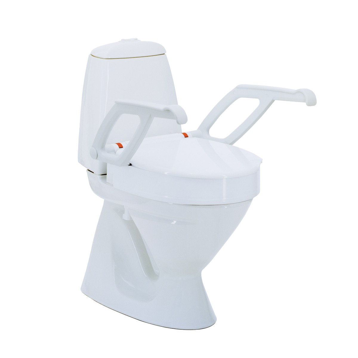 Aquatec 90000 toiletverhoger   6cm met deksel zonder armleuning wit