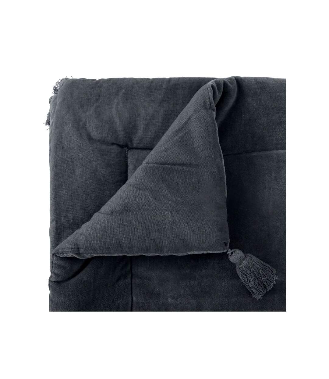 Couvre-Lit Midnight Garden 150x150cm Gris Foncé