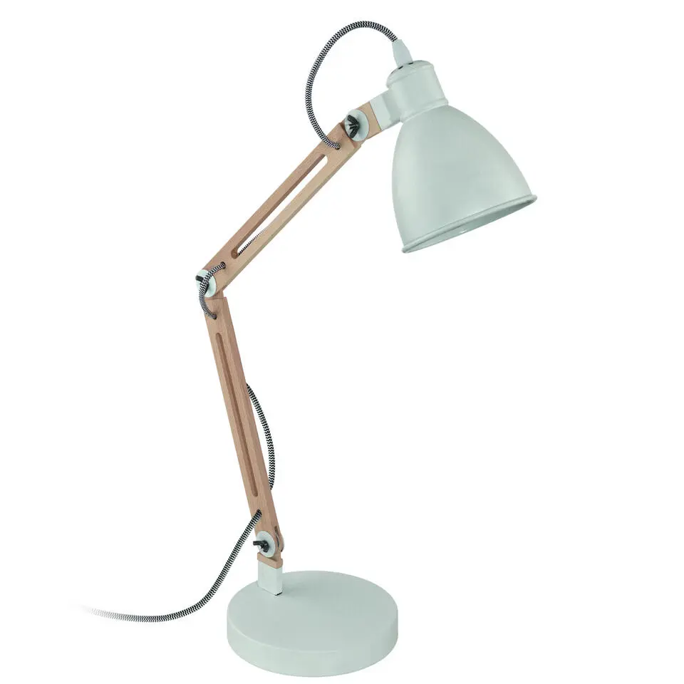 EGLO Torona 1 Tafellamp - E14 - 60,5 cm - Wit/Natuur