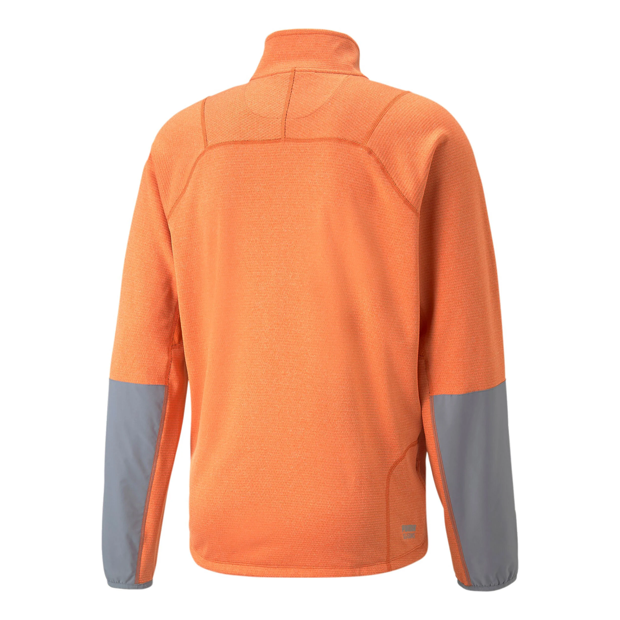 Puma Seasons Raincell Half-Zip Top De Course Hommes - Orange , Gris