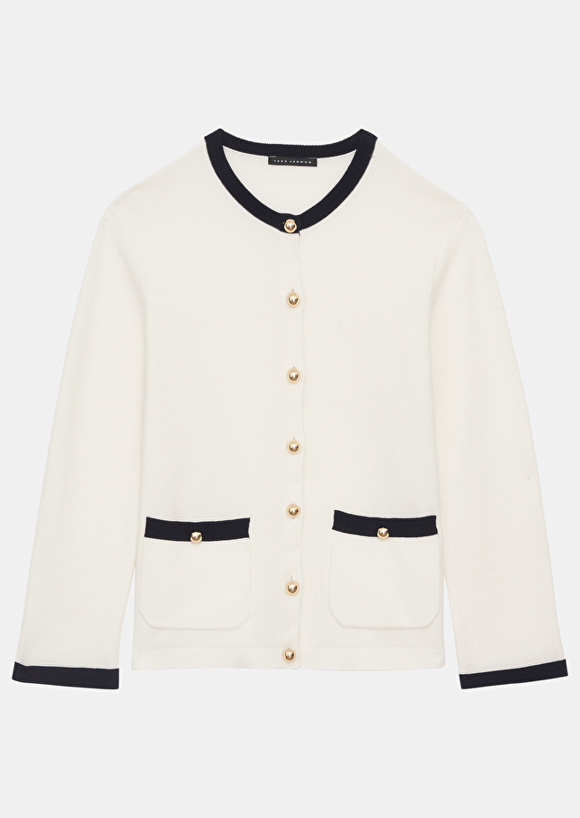 Gilet Georginaécru en coton