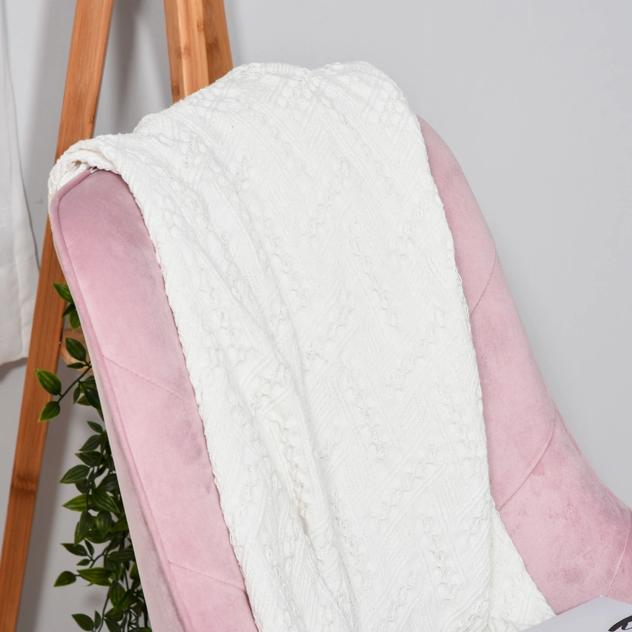 Vinsetto Bürostuhl mit Wippfunktion rosa