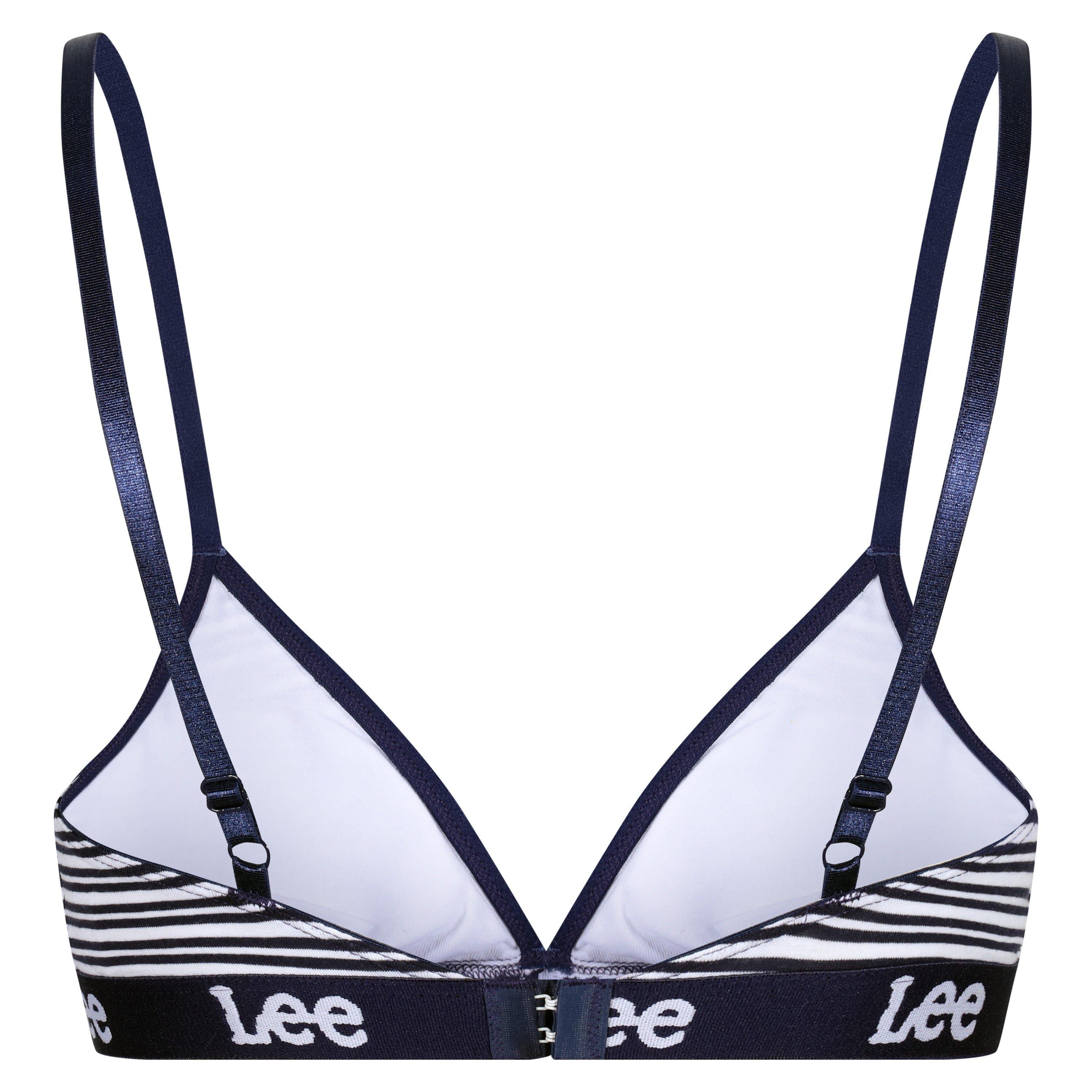 Lee Striped Logo Bralette