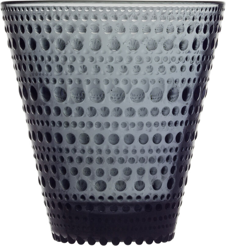 Iittala Kastehelmi 30cl glas mørkegrå 2stk Mørkegrå