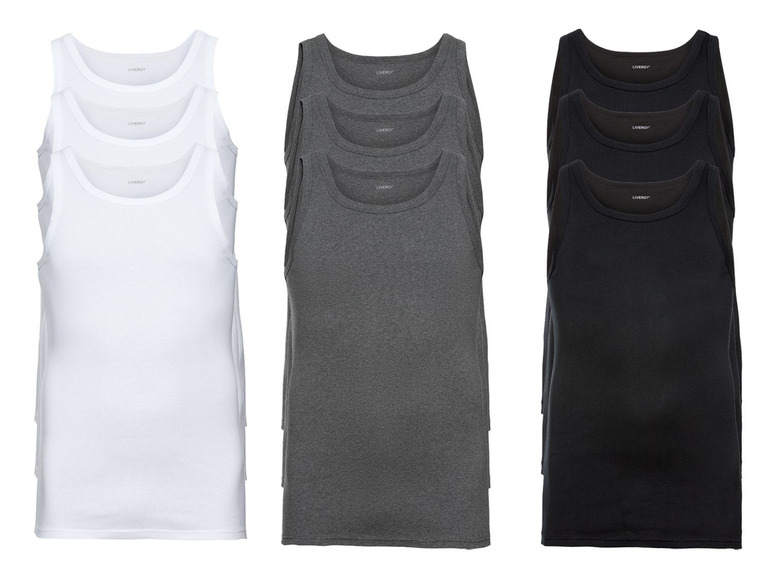 Onderhemd heren, 3 stuks