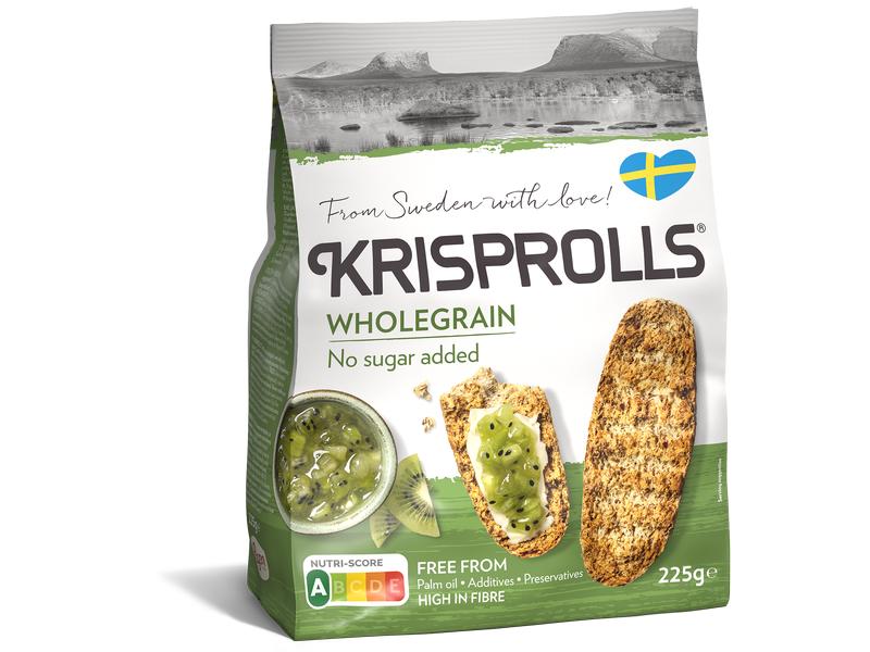 Pågen Krisprolls Vollkorn ohne zusätzlichen Zucker 225 g Schwedenbrötchen aus hochwertigem Vollkorn