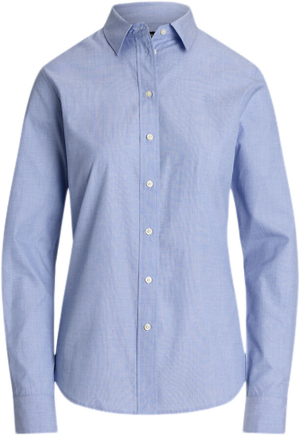 Lauren Ralph Lauren Y/D CTTN END ON END-SHIRT Classic medium blue