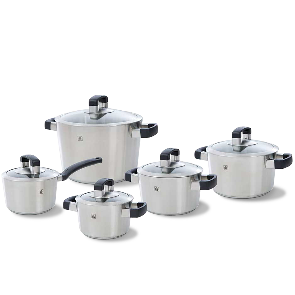 Conical Cool Glas pannenset 5-delig