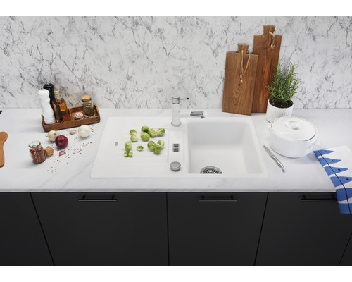 Blanco ZIA 45 S spoelbak, 780 x 500 mm, zacht wit, 527199