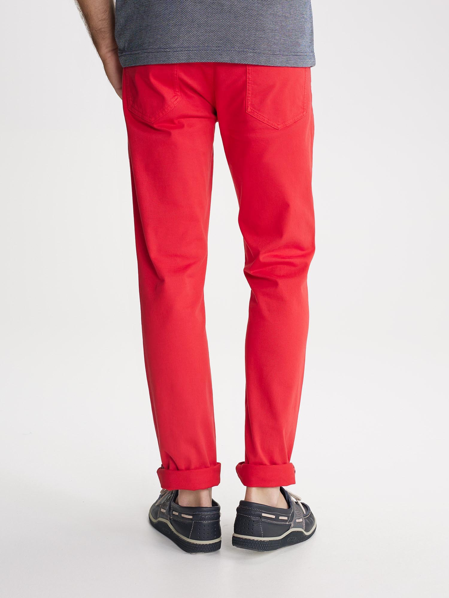 Pantalon Homme Coton Biologique Rouge