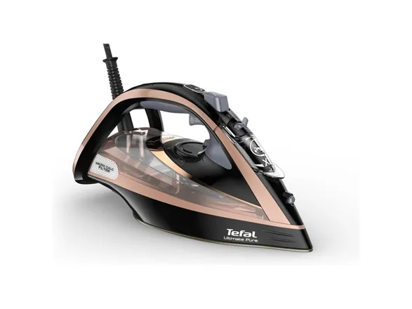 [OUTLET] - Tefal Ultimate Pure FV9845E0 Dampstrygejern - Rødmen d'été