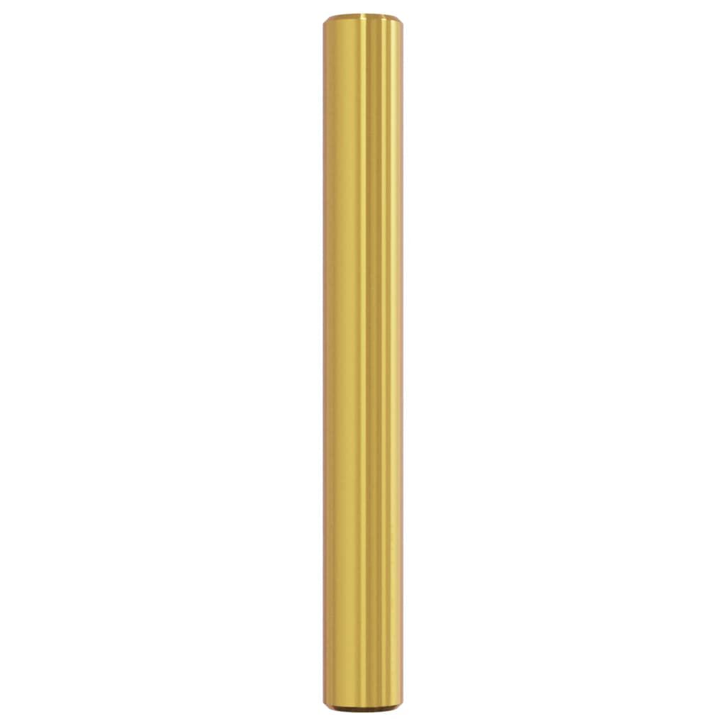 vidaXL Kastgrepen, 10 stuks, goud, 64 mm, roestvrij staal