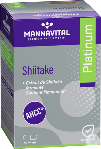 MannaVital Shiitake Platinum 60 V-Caps