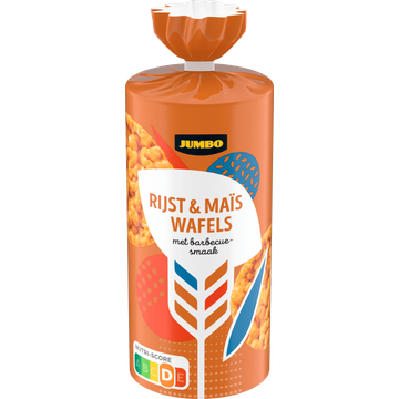 Jumbo Rijst & Maïs Wafels met Barbecuesmaak 155 g