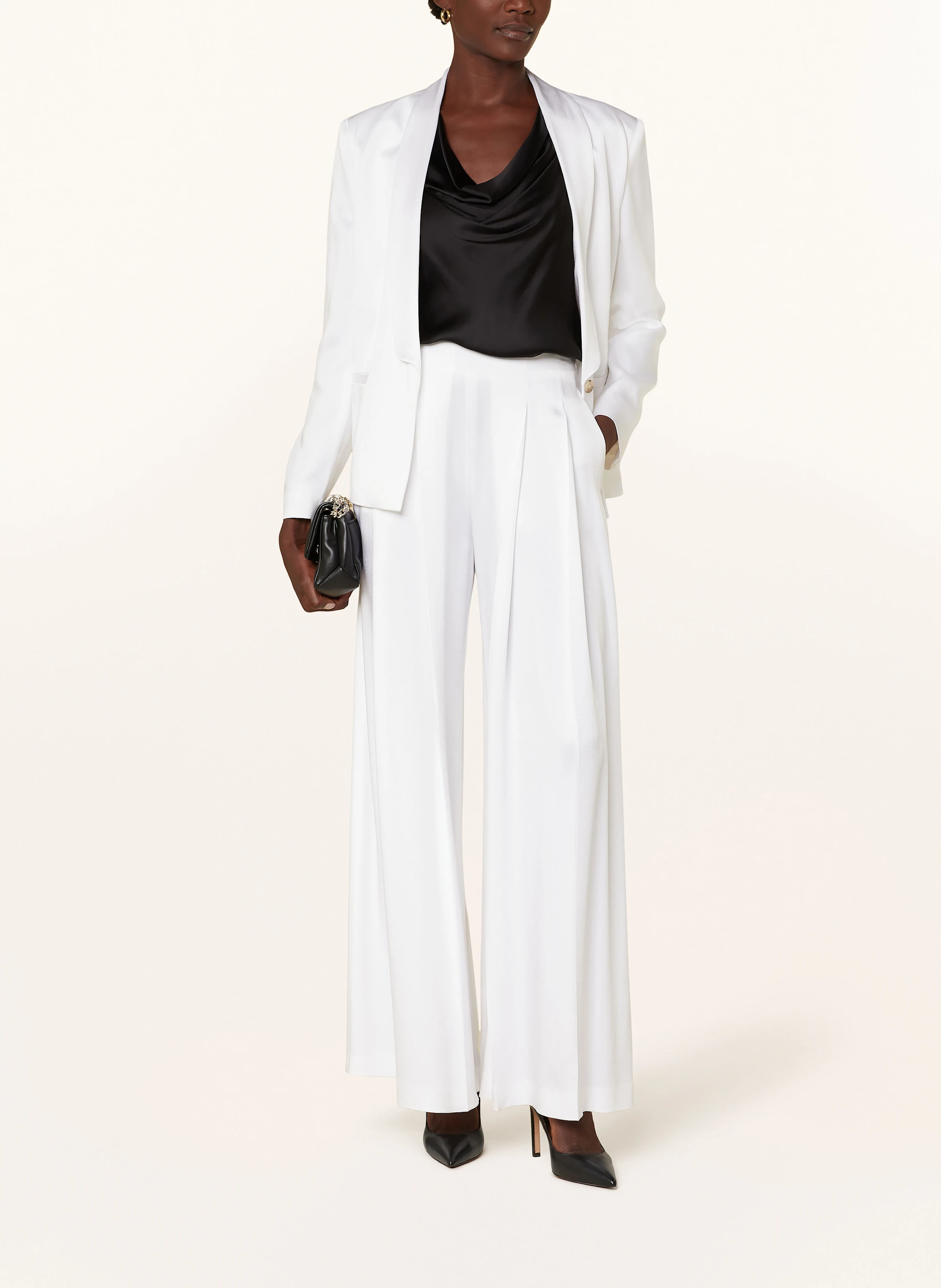 BOSS Marlenehose TETOSA aus Satin