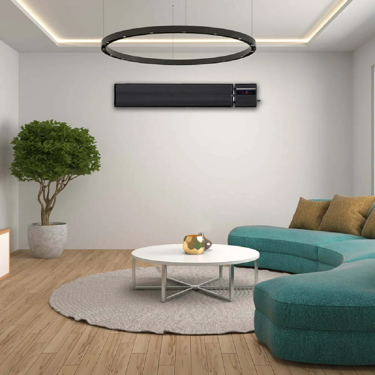 Electric Sun Radiateur Rayonnant Infrarouge - Noir