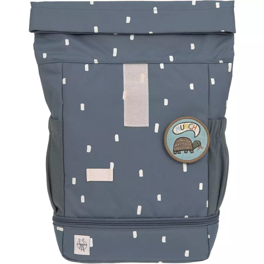 LÄSSIG Mini Rolltop Backpack Happy Prints midnight blue
