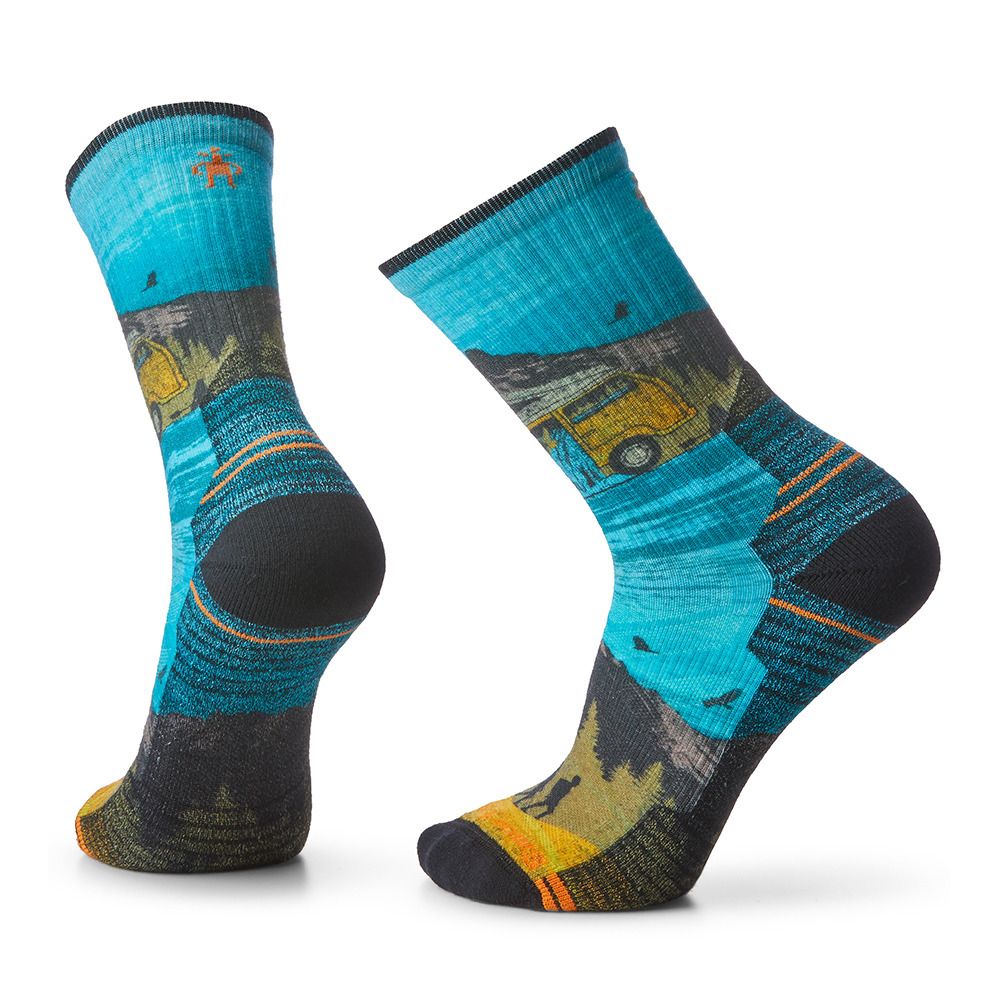 Smartwool LIGHT CUSHION GREAT EXCURSION PRINT - Chaussettes multi color