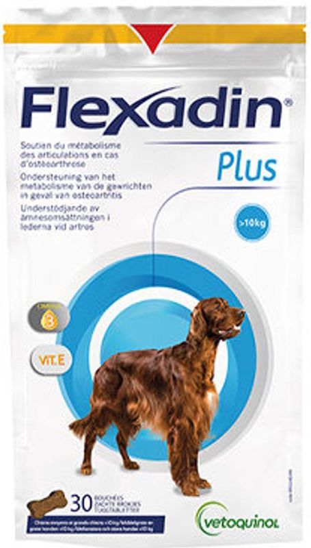 Flexadin Plus Mini - Kauwbrokjes - Ondersteuning Gewrichten - Natuurlijke Ingrediënten