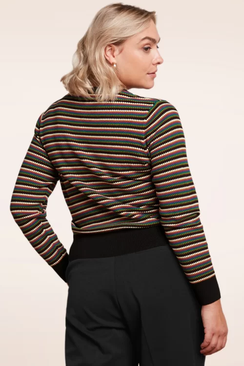 King Louie Cardigan Gilmour in zwart