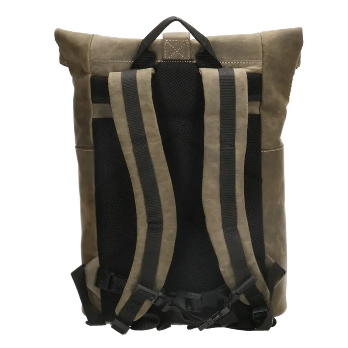 Hide & Stitches Idaho Rugzak 15,6 inch Olijfgroen