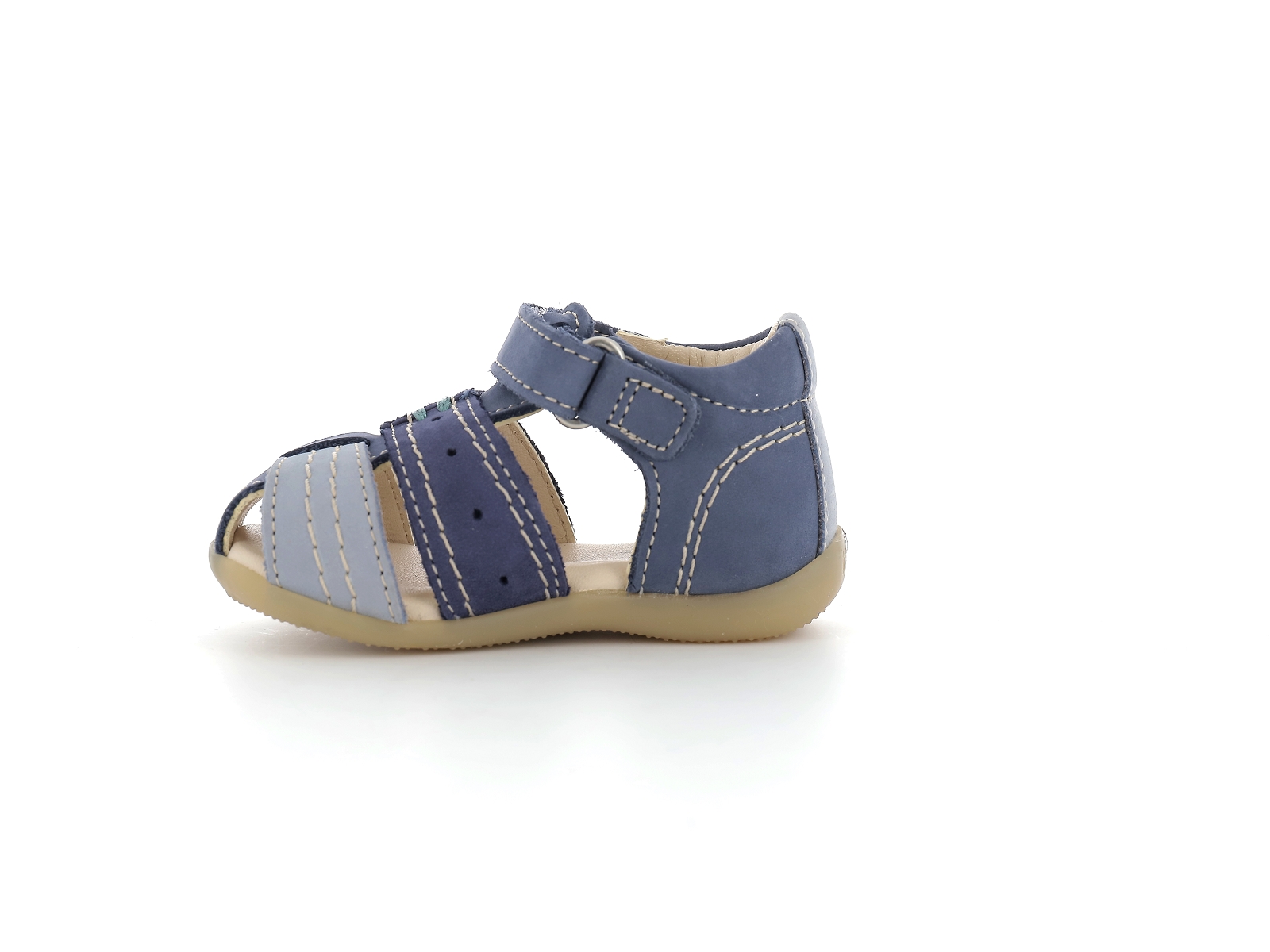 Kickers-BIGBAZAR 2 Cuir Multi Bleu