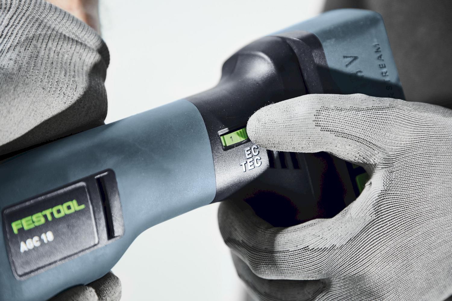 Festool AGC 18-125 5,0 EBI-Plus Accu Haakse Slijper 125mm 18V 5.0Ah in Systainer - 577700