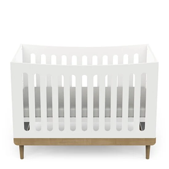 Scandinave Lit   Blanc / Chêne        60 x 120 cm   de               CBA Meubles