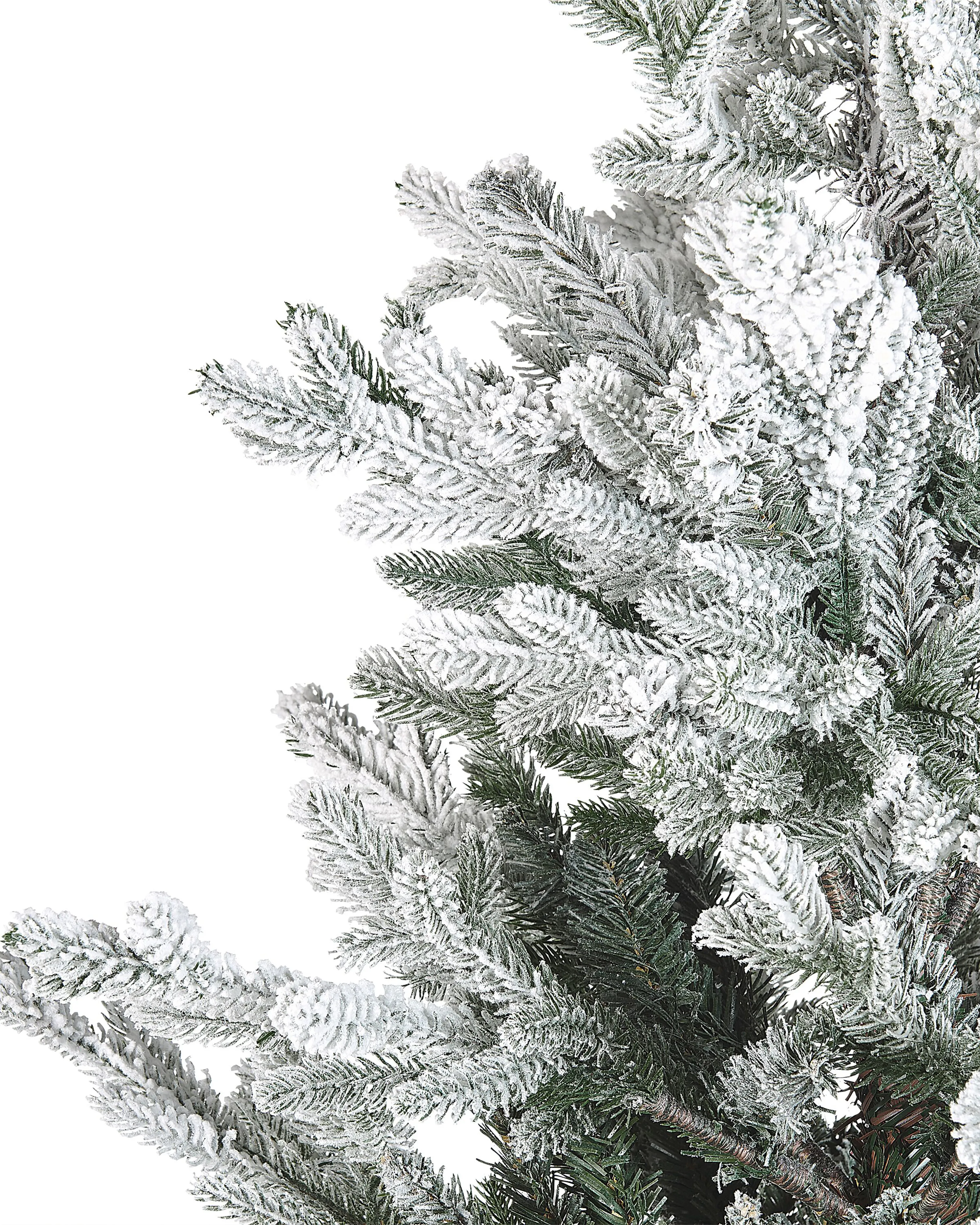 Besneeuwde kunstkerstboom BRISCO 210 cm Wit
